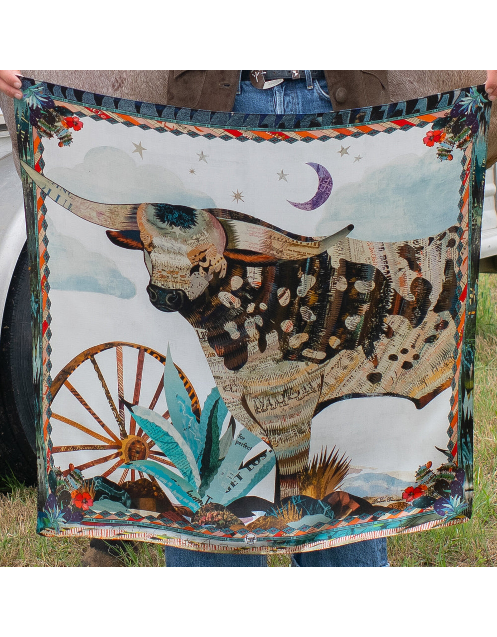 Fringe Scarves Fringe Broken Spoke Shorty