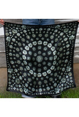 Fringe Scarves Fringe Whip and Spur Black Shorty