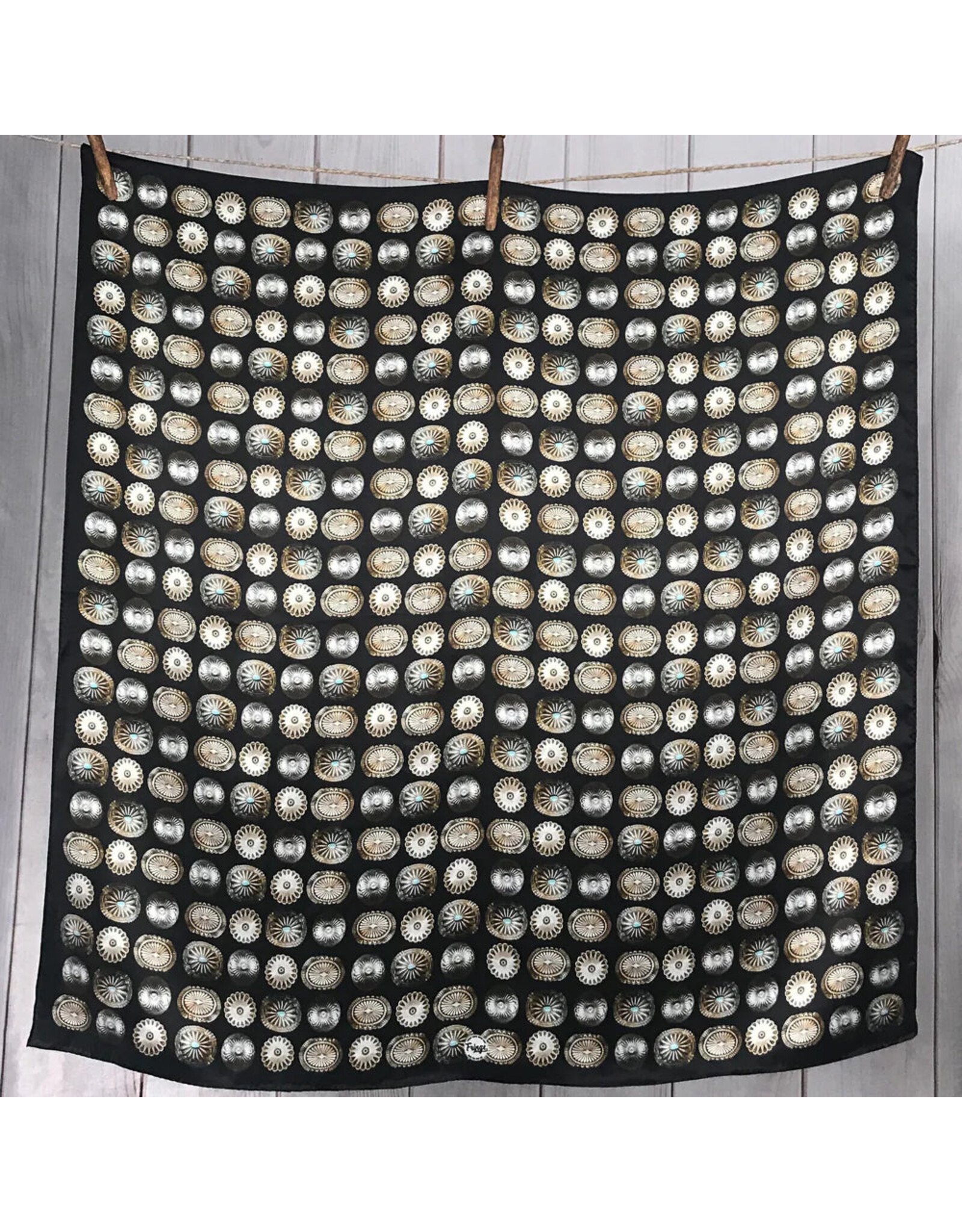 Fringe Scarves Fringe Baby Concho Black Shorty