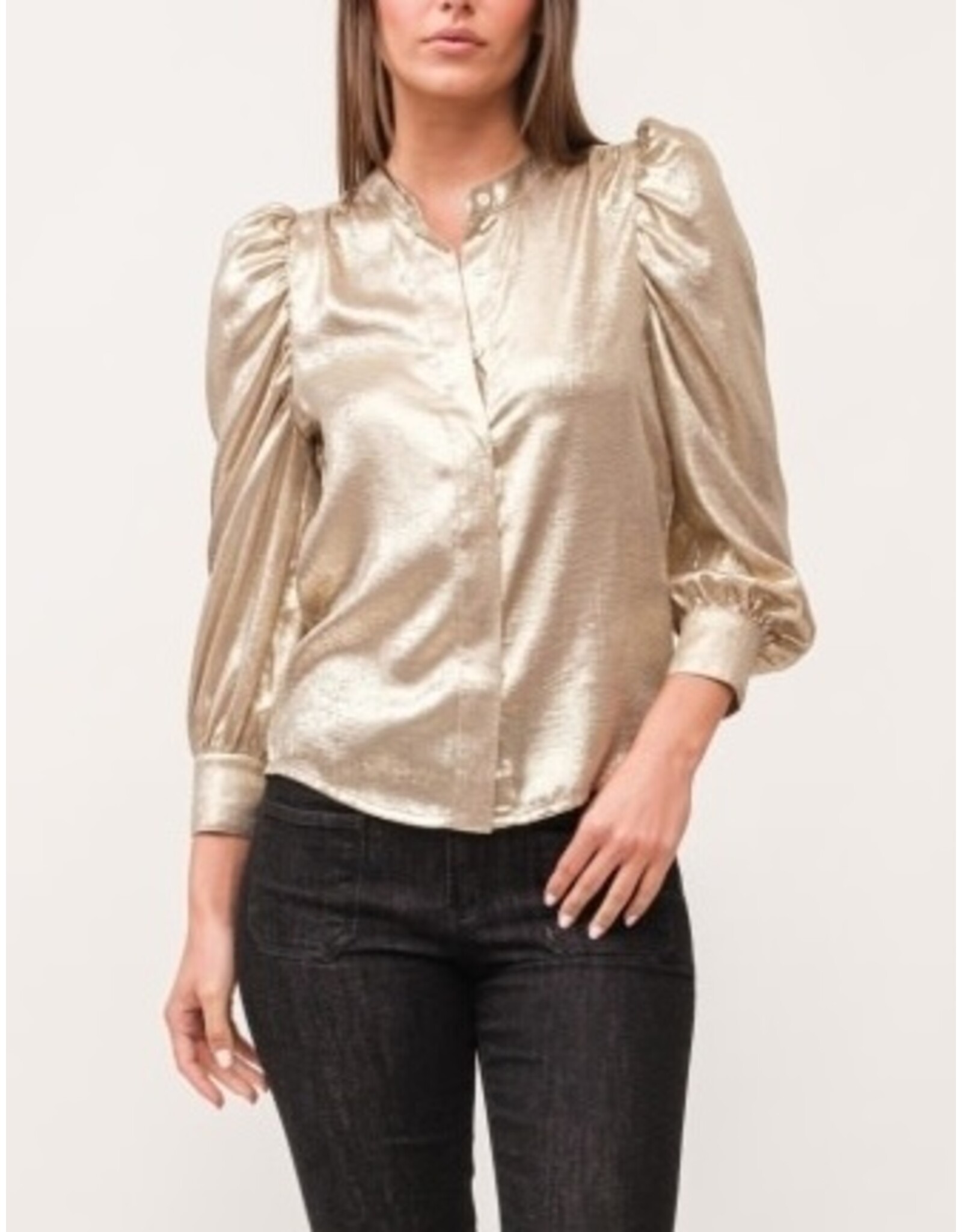 Dear John Denim Dear John Rowan Hidden Placket 3/4 Sleeve Classic Fit Shirt