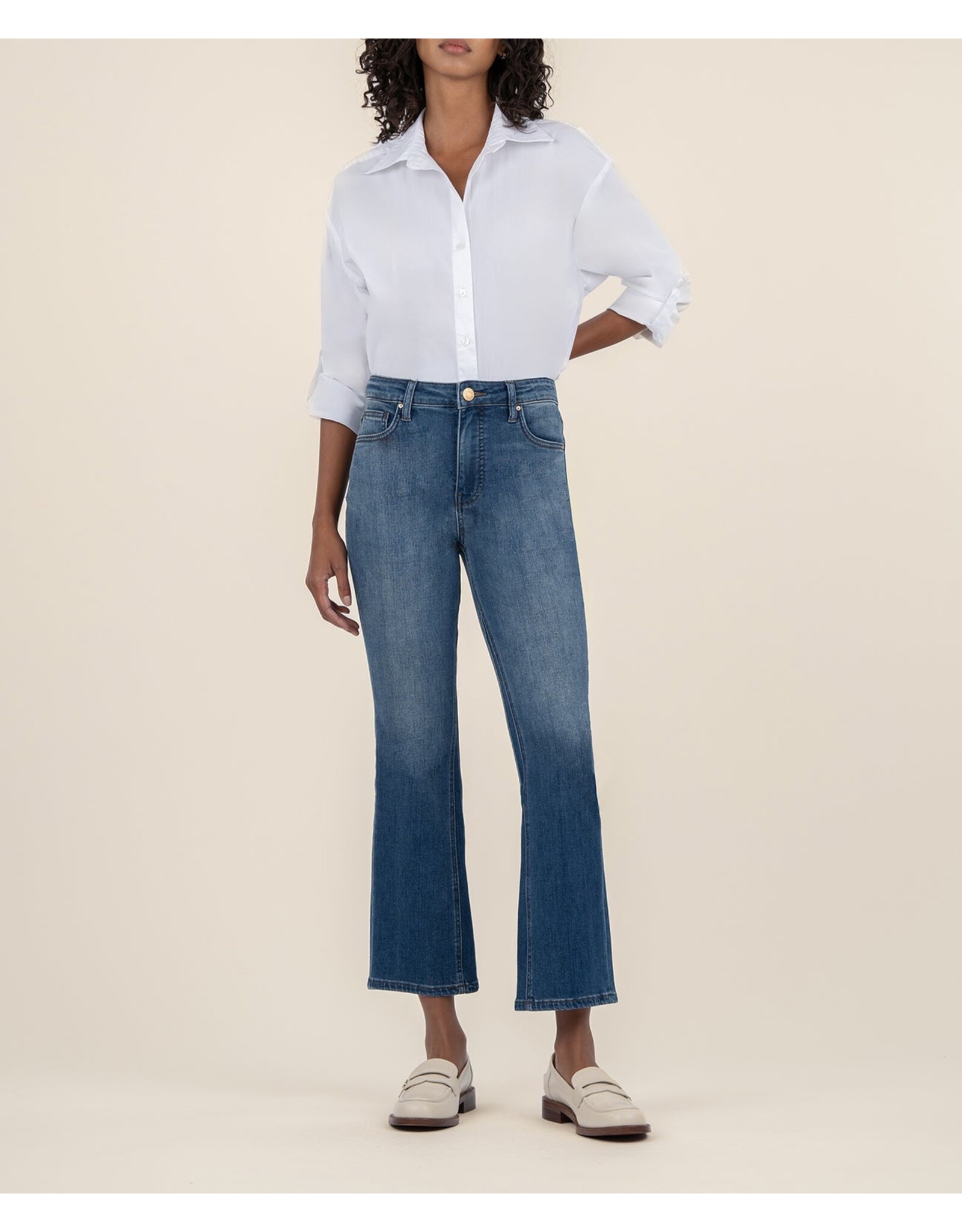 Kut from the Kloth / STS Blue KUT Kelsey High Rise Fab Ab Ankle Flare Miracles