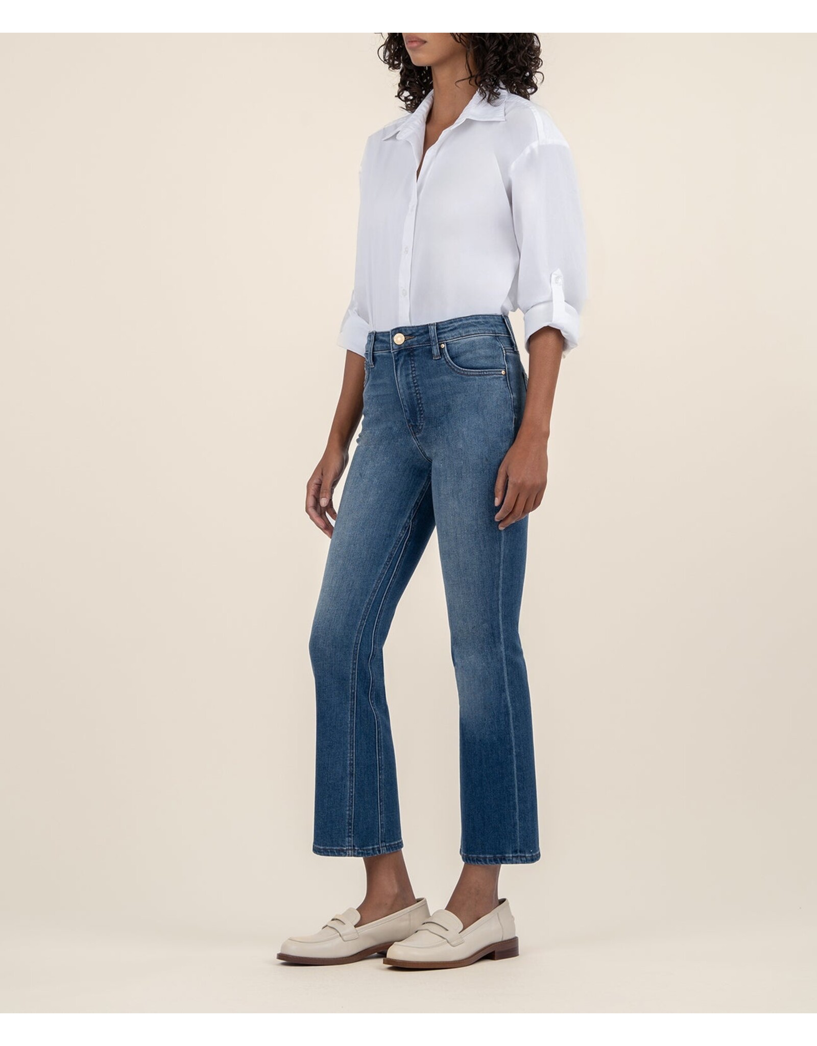 Kut from the Kloth / STS Blue KUT Kelsey High Rise Fab Ab Ankle Flare Miracles