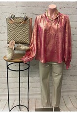 Gisele Metallic Blouse