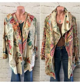 Hilary Mosaic Lightweight Reversible Sherpa Jacket