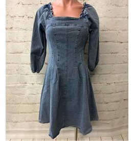 Blue B Helena A Line Denim Dress
