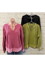 Gilly Waffle Textured Pull-Over