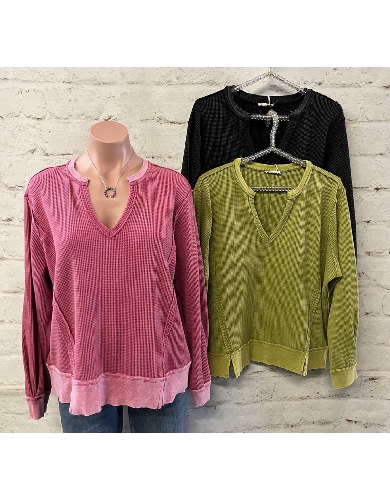 Gilly Waffle Textured Pull-Over