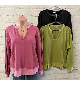 Gilly Waffle Textured Pull-Over
