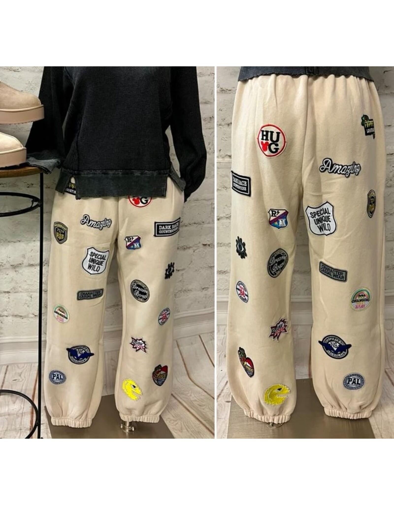 Kaitlyn Patches Jogger Pants