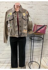 Hannah Western Patch Denim Jacket
