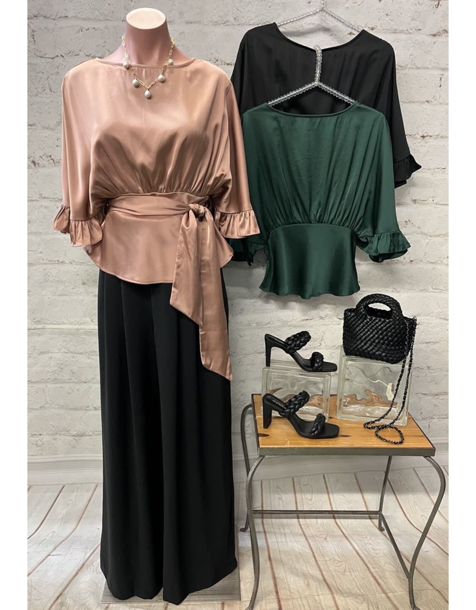 Alana Bow Front Blouse