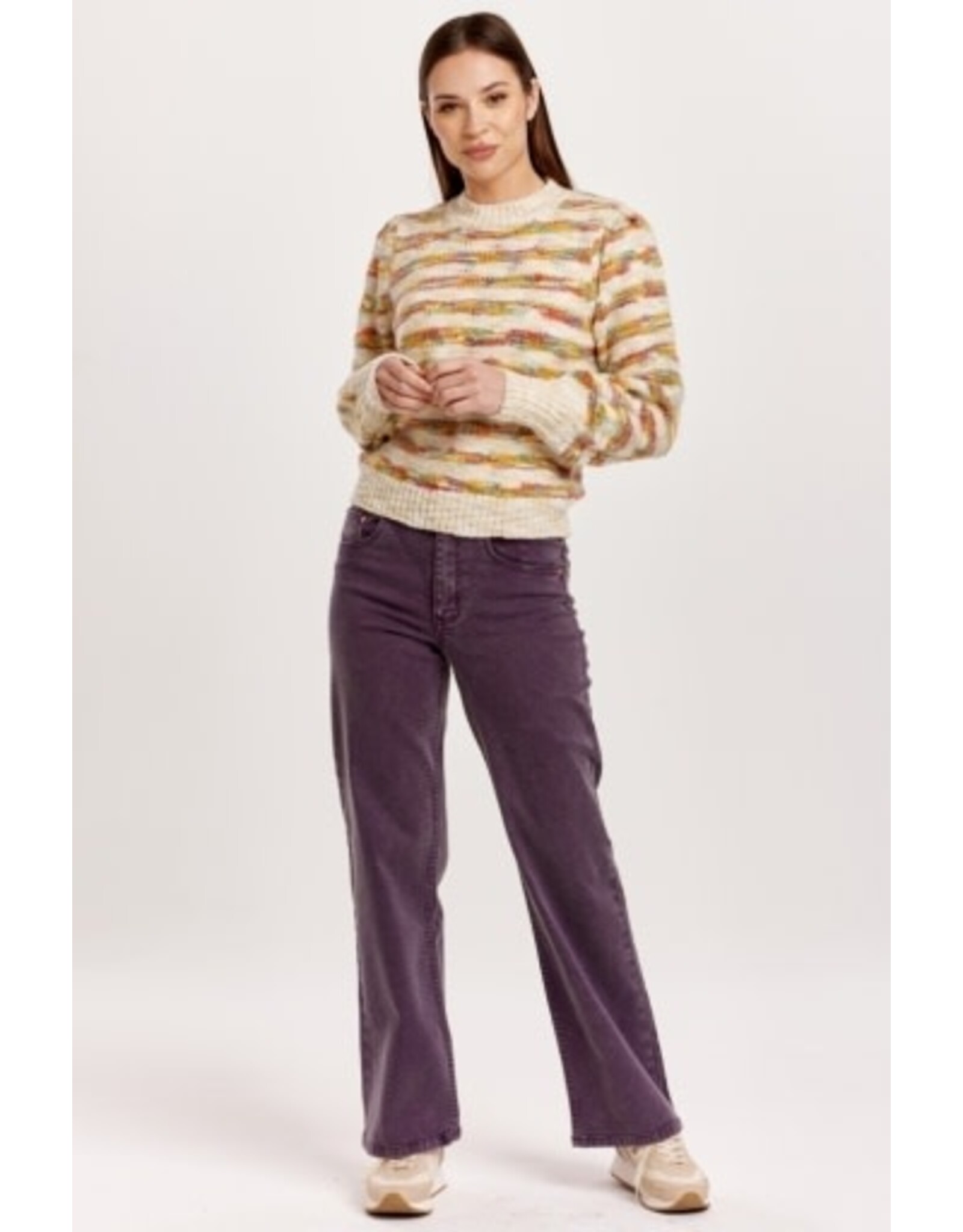 Dear John Denim Dear John Holly High Rise Straight Jeans Purple Plum