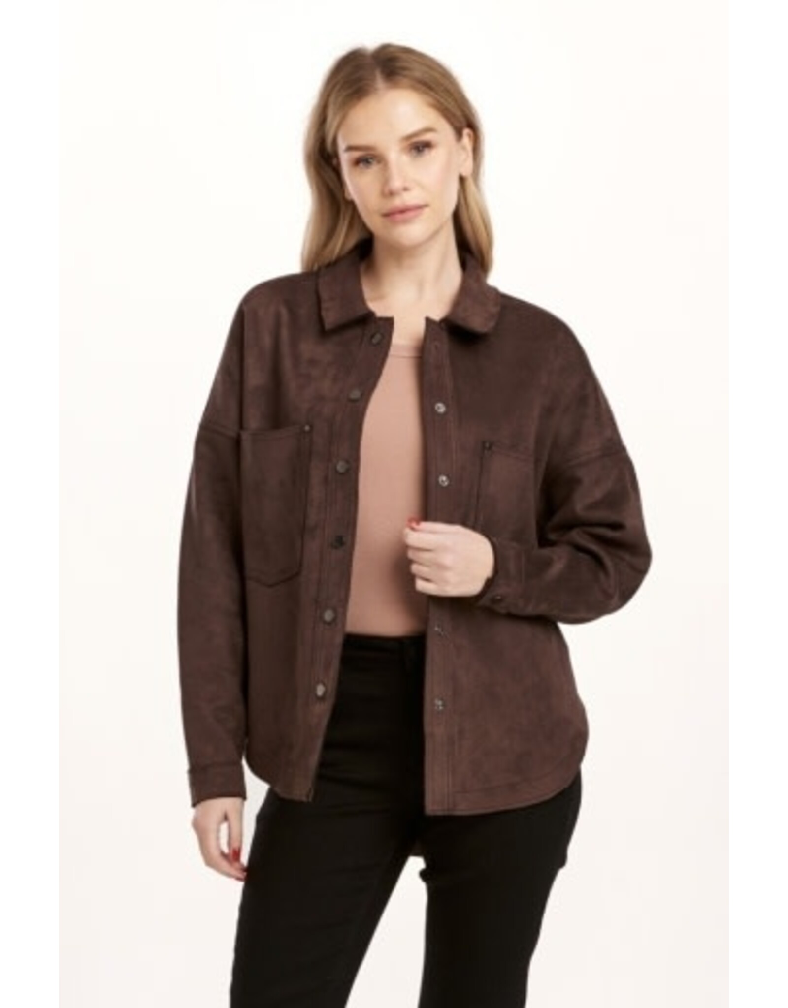 Dear John Denim Dear John Gina Suede Shirt Jacket