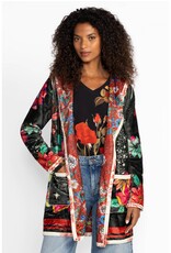 Johnny Was Joan Midi Sherpa Jacket Reversible Starry Night
