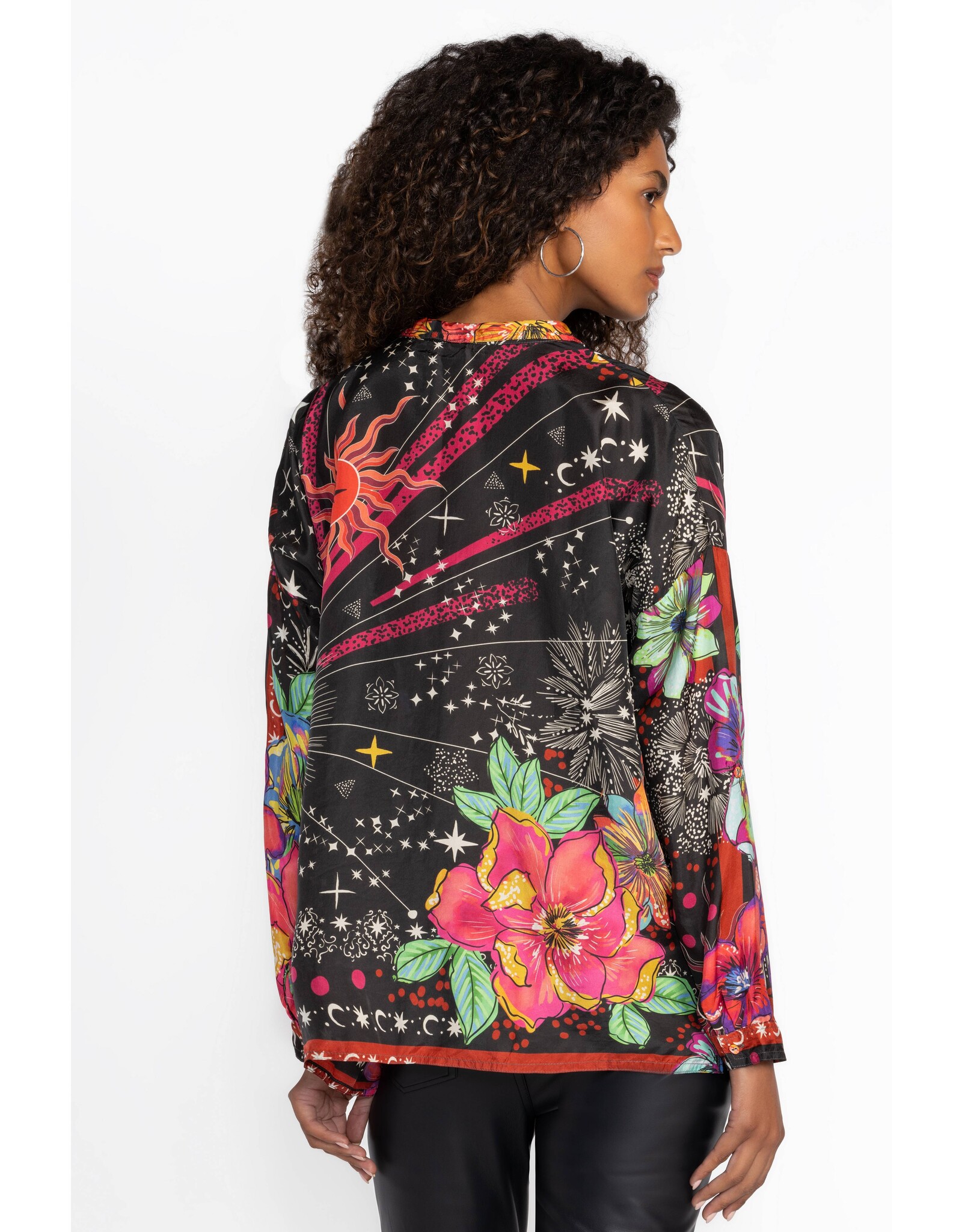Johnny Was Johnny Was Audrey Oversized Blouse Starry Night