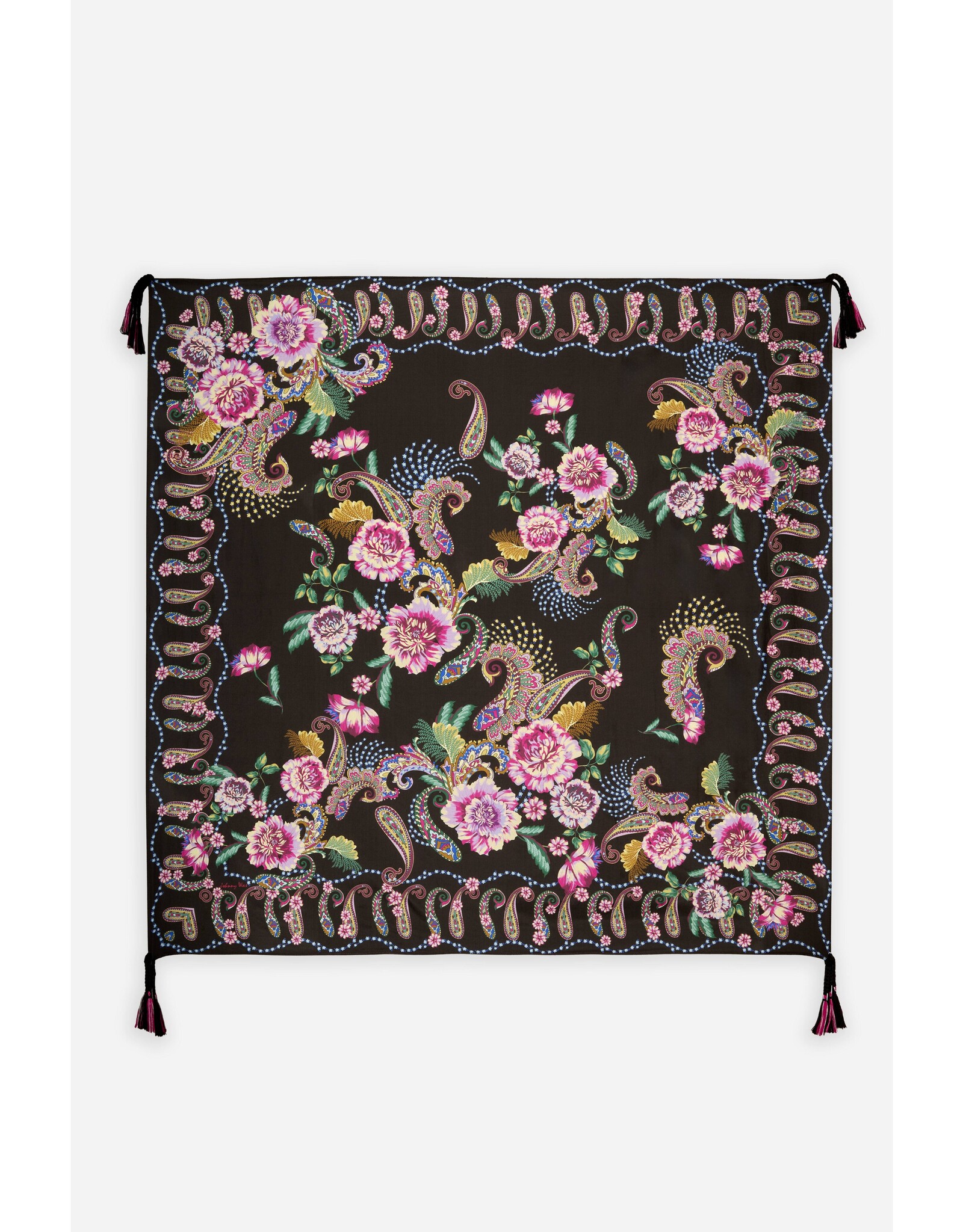 Johnny Was Johnny Was Camino Serra Silk Scarf