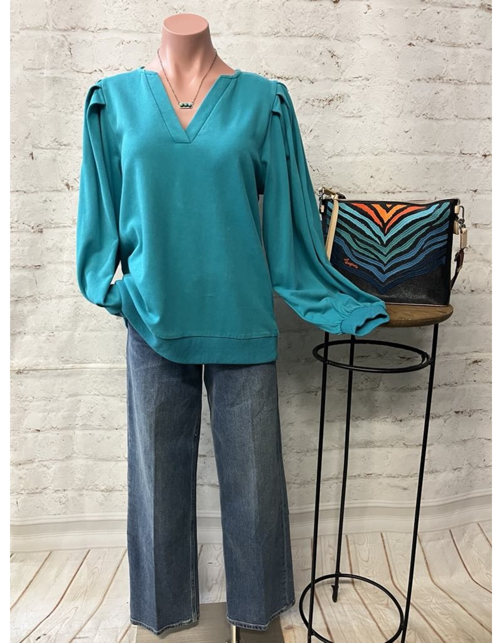 Kendra Mineral Washed Pullover