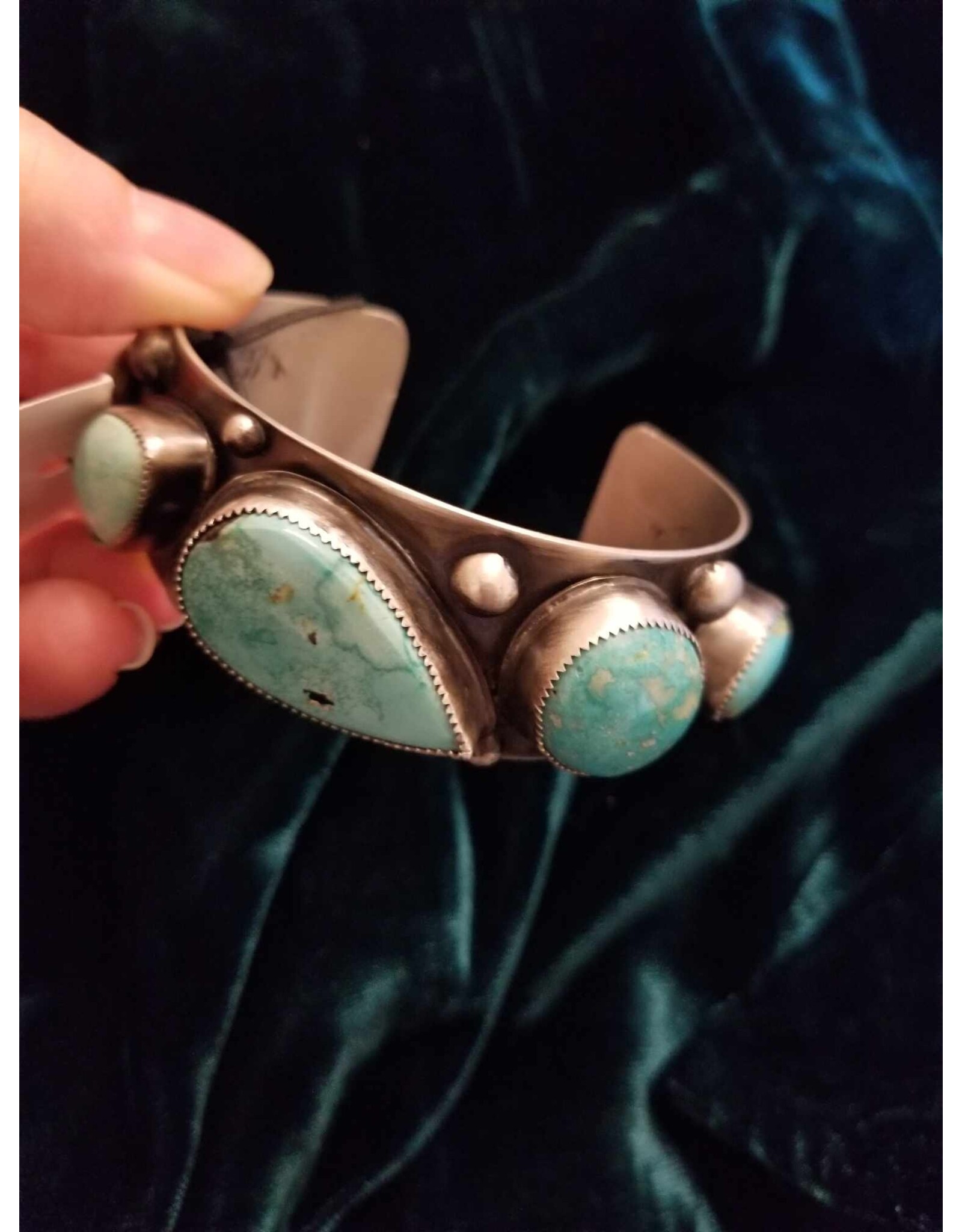 Horse Money Turquoise Ranger Cuff