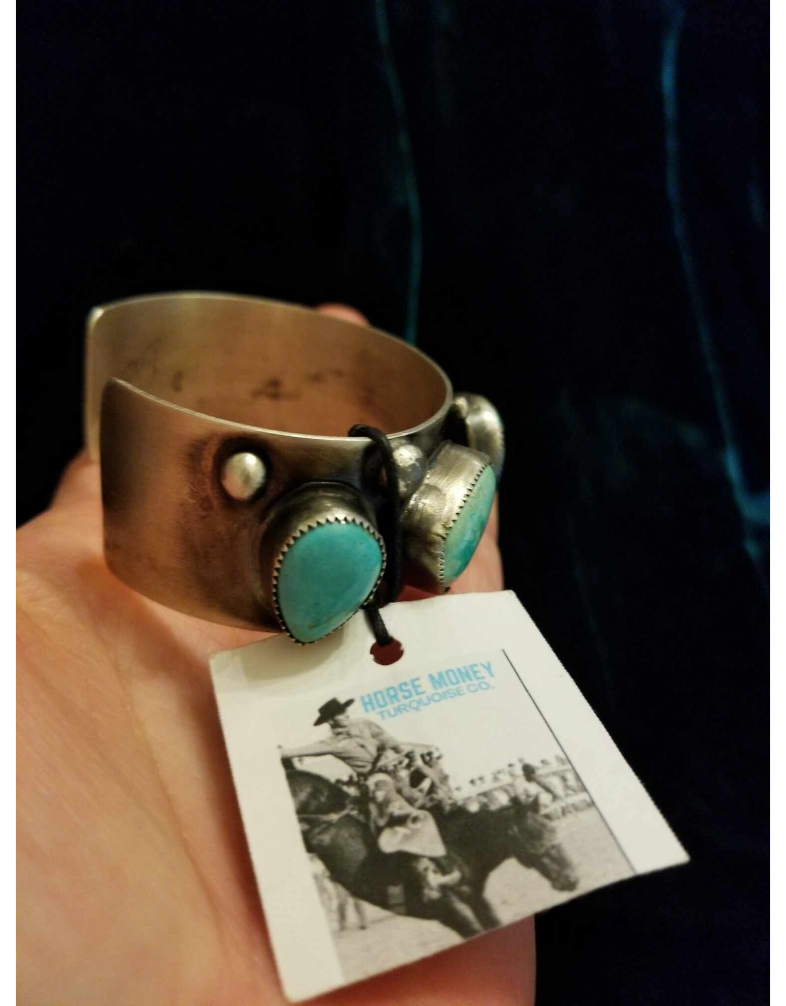 Horse Money Turquoise Ranger Cuff