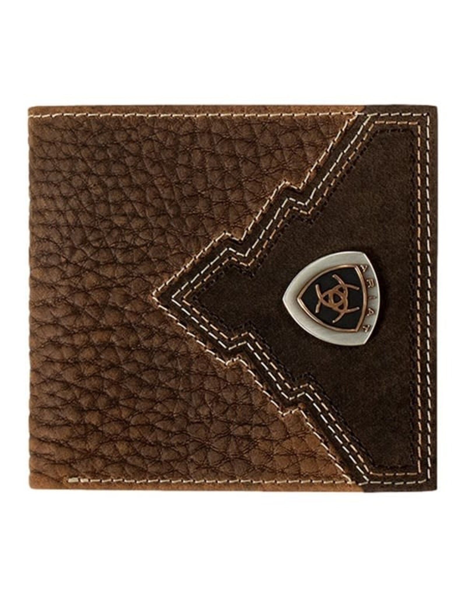Ariat Ariat Men's Brown Rowdy Crazy Horse Bifold Wallet