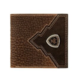 Ariat Ariat Men's Brown Rowdy Crazy Horse Bifold Wallet