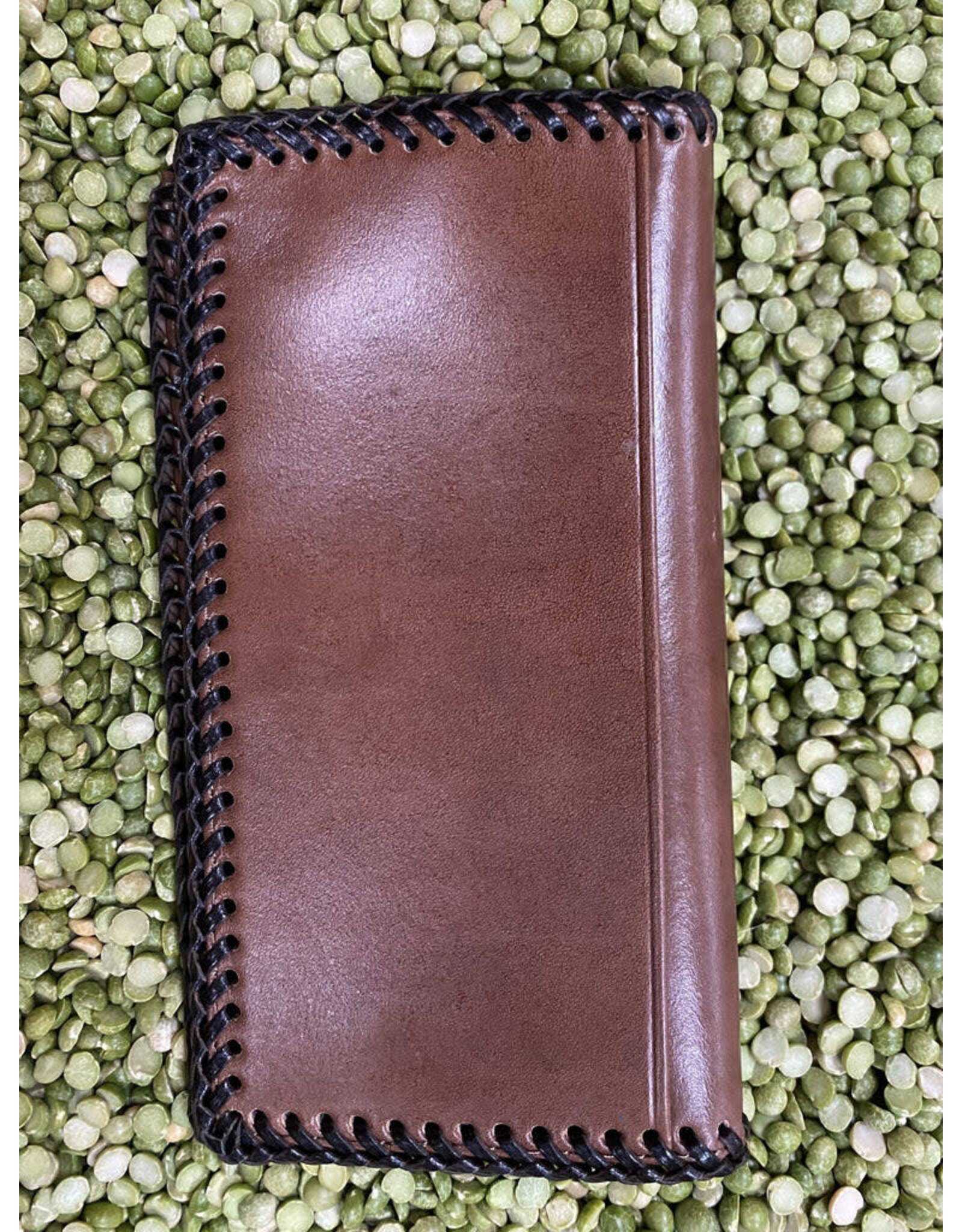 3D Rodeo Wallet Checkbook Leather