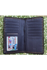 3D Rodeo Wallet Checkbook Leather
