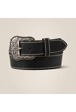 Ariat Ariat Women's Solid Black with Heavy Stitch Western Belt
