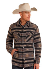 Aztec Stripe Jacquard Shacket
