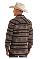 Aztec Stripe Jacquard Shacket