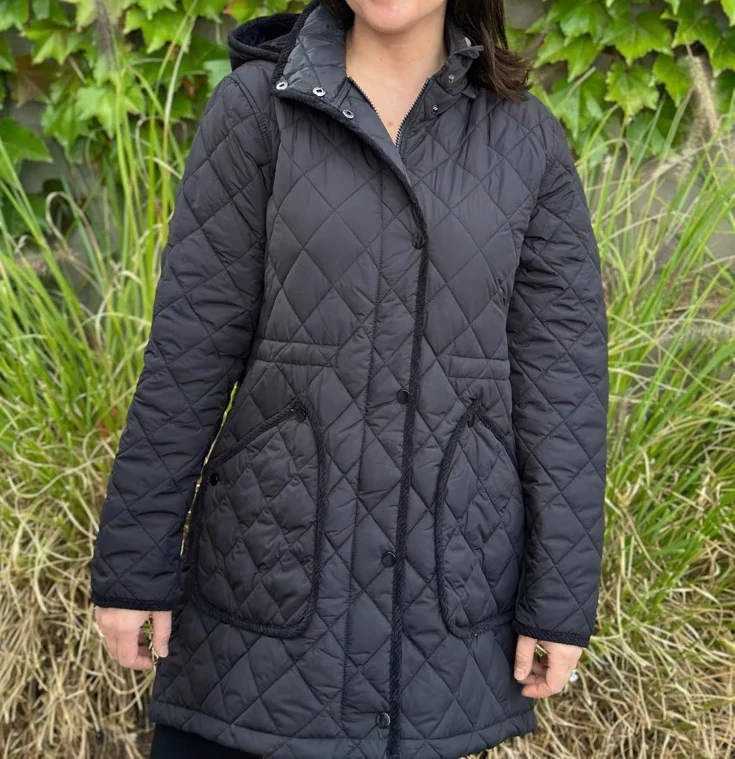 Burberry Look Quilted Coat - Blanton-Caldwell
