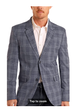 Rock & Roll Denim Rock & Roll Denim Men's Shades of Blue Plaid Sports Coat