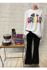 All Is Bright Oversized Plush Crew