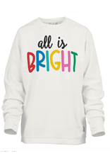 All Is Bright Oversized Plush Crew