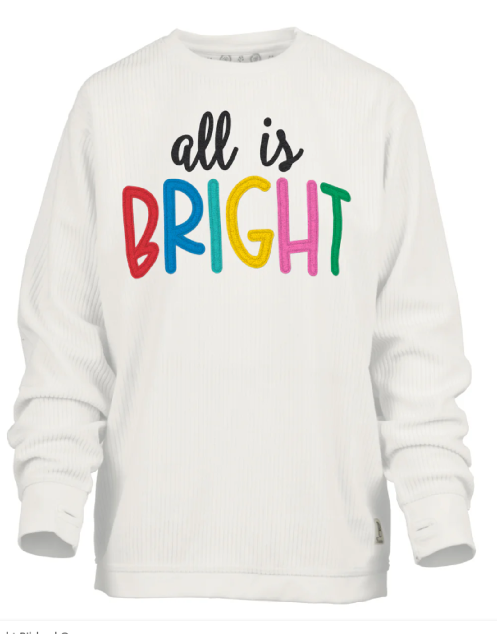 All Is Bright Oversized Plush Crew