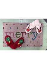 Reindeer Embroidered Luxury Soft Slippers