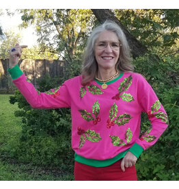 Sequin Holly Pull-Over