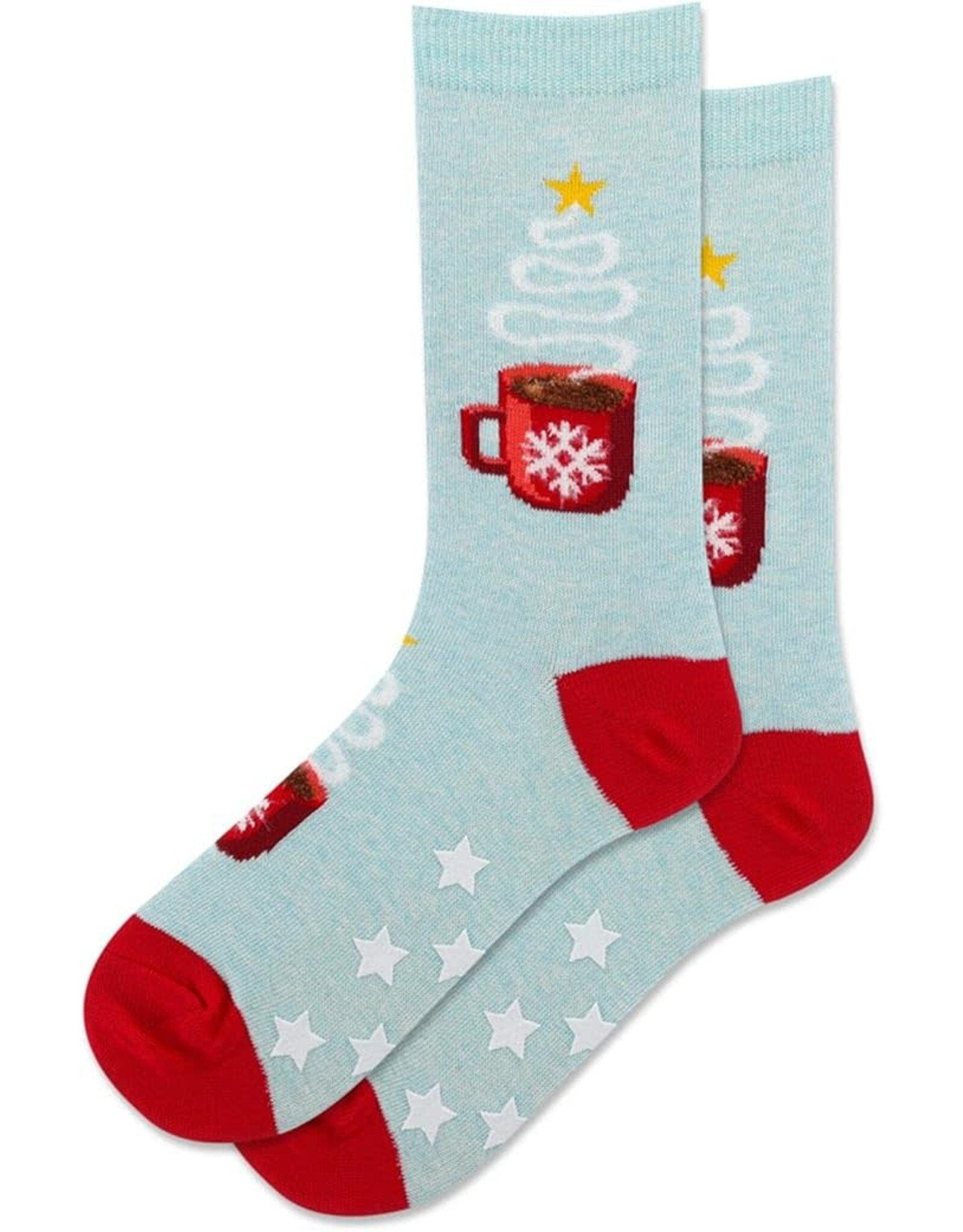 HOTSOX HOTSOX Hot Chocolate Non Skid Crew Socks