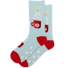 HOTSOX HOTSOX Hot Chocolate Non Skid Crew Socks