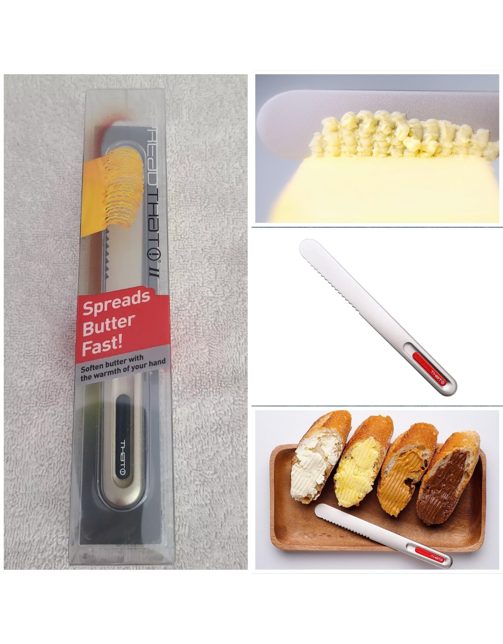 THAT Butter Knife, Heat Transfer, Copper Alloy Titanium Treatment, 6.9 inches