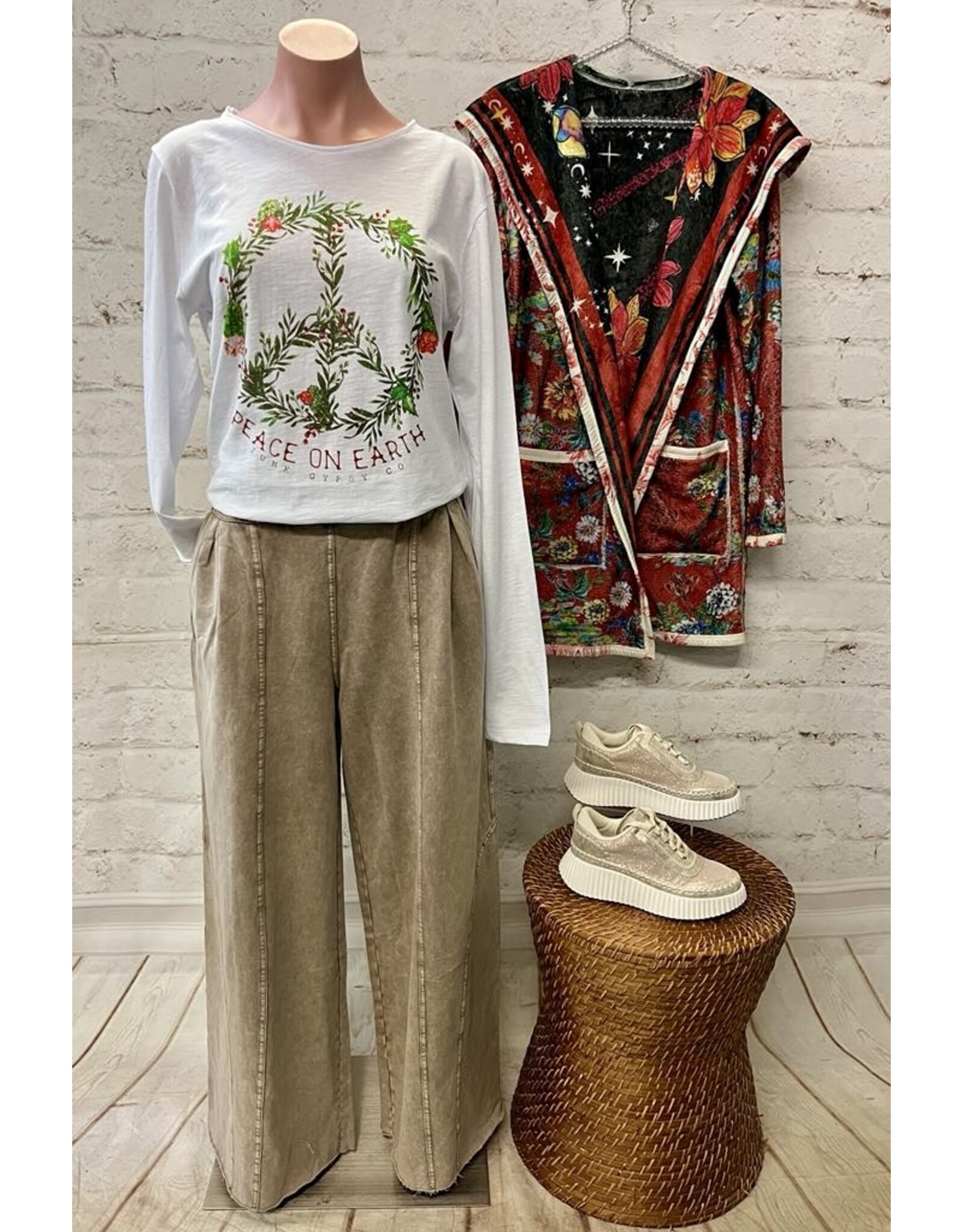 Peace T-shirt Long Sleeve