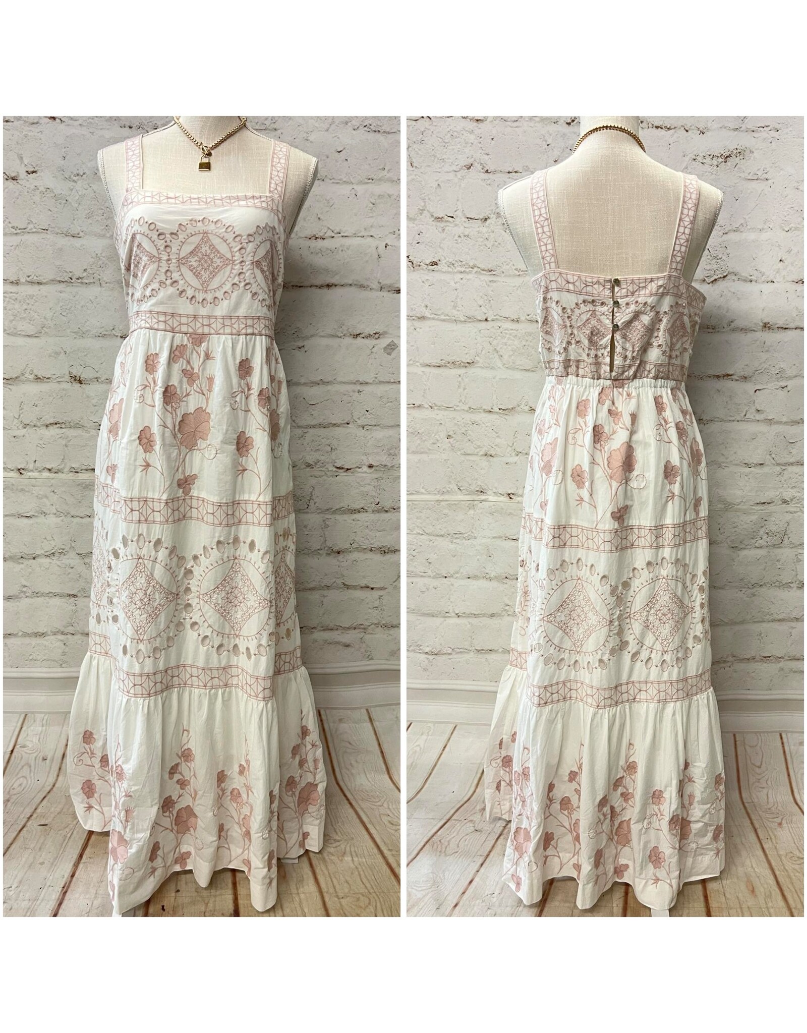 Tribal Tribal Sleeveless Dress with Lining