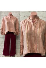 Ivy Jane Ivy Jane Comfort & Joy Metallic Stripe Top Ivy Jane Ivy Jane Comfort & Joy Metallic Stripe Top