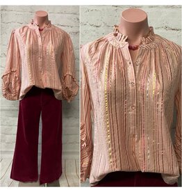 Ivy Jane Ivy Jane Comfort & Joy Metallic Stripe Top