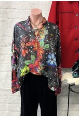 Johnny Was Johnny Was Audrey Oversized Blouse Starry Night