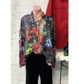 Johnny Was Johnny Was Audrey Oversized Blouse Starry Night