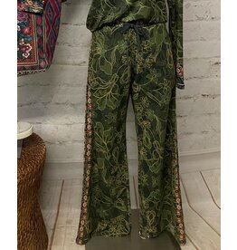 Johnny Was Johnny Was Hirz Camo Wide Leg Side Tape Pant
