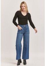 Dear John Denim Dear John Doja  High Rise Wide Leg Ankle Jean Peninsula