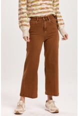 Dear John Denim Dear John Audrey High Rise Cropped Wide Leg Pants Burnt Sienna