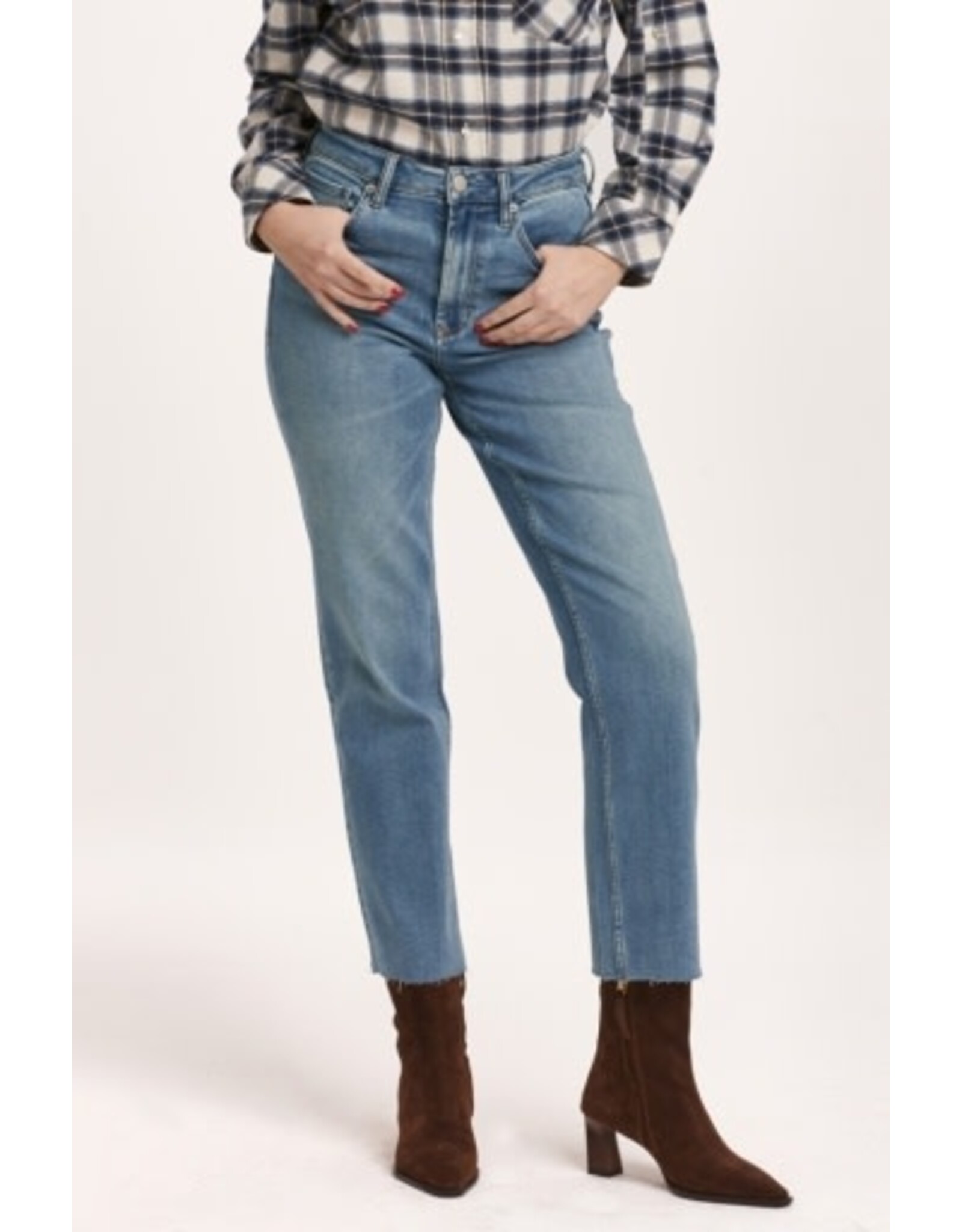 Dear John Denim Dear John 90s High Rise Ankle Straight Jeans